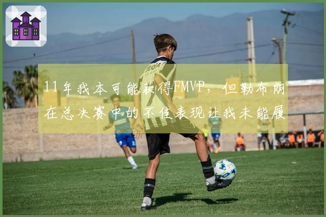 11年我本可能获得FMVP，但勒布朗在总决赛中的不佳表现让我未能履行领导职责
